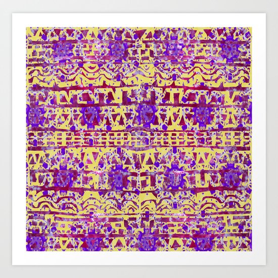 Tapestry Boho Pattern Art Print
