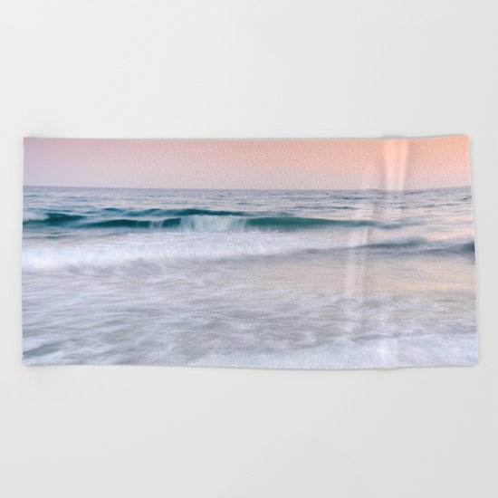 "Pink sunset". Summer dreams.... Beach Towel