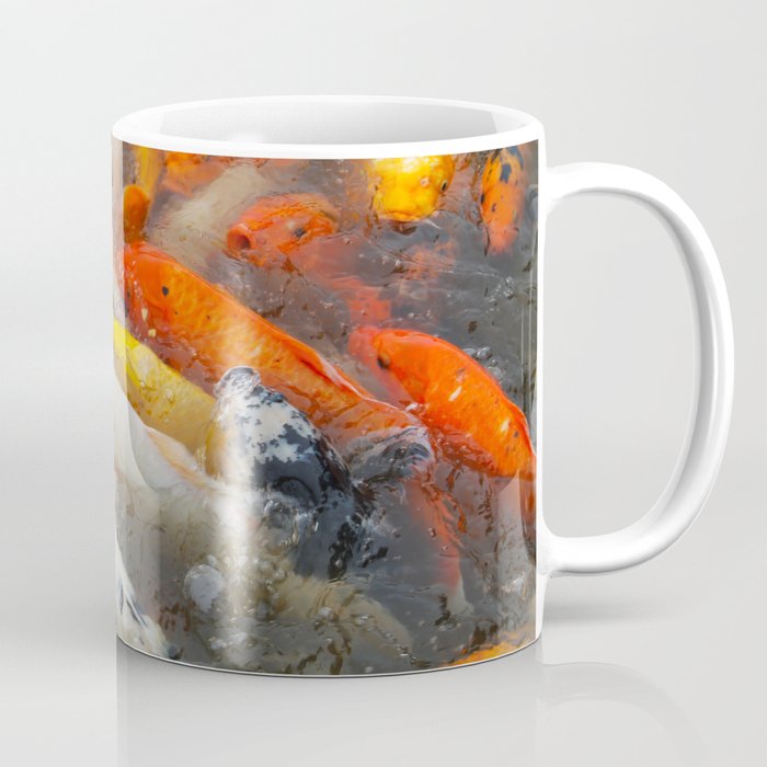 Koi Carp Food Frenzy 3 Coffee Mug By Thebigmush Society6