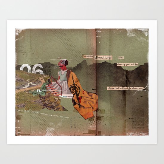 Read the Directions Art Print