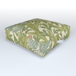 Floral Art Deco Pattern By William Morris  Outdoor Floor Cushion