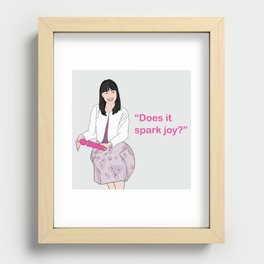 Spark Joy Good Vibes Recessed Framed Print
