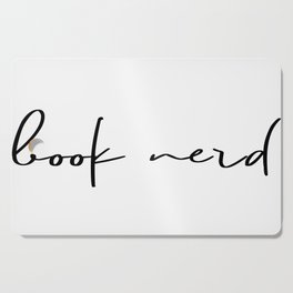 Book Nerd Cutting Board