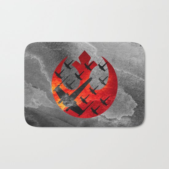 Star Wars Wraith Squadron in the Clouds Bath Mat