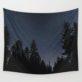 Star Night in the Woods | Nature and Landscape Photography Wall Tapestry