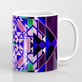 Purple, blue shapes and paterns Coffee Mug