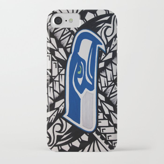 Seahawks poly style iPhone Case