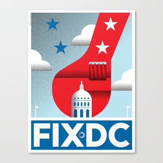 FIX DC Canvas Print