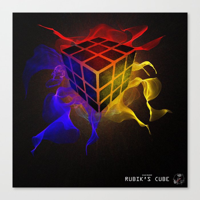 A Tribute to Rubik Canvas Print