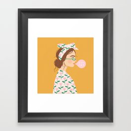 Girl Power Framed Art Print
