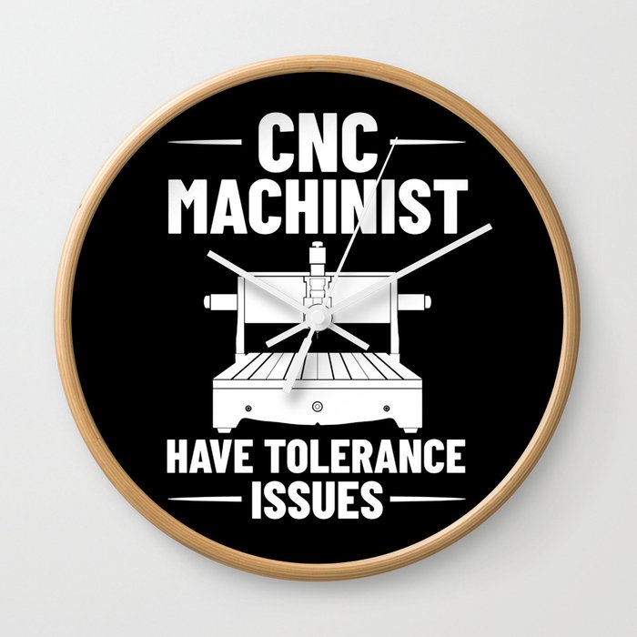 CNC Machine Machinist Programmer Operator Router Wall Clock