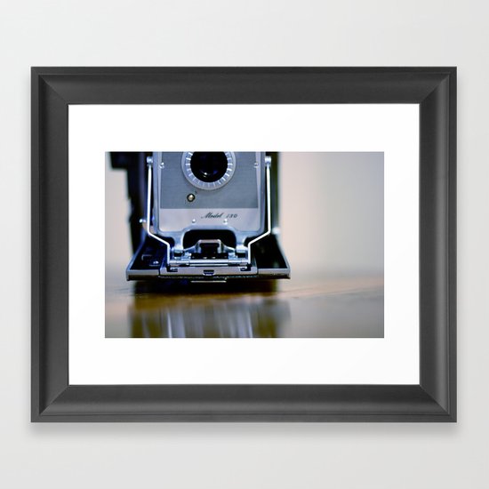 Polaroid Land Framed Art Print