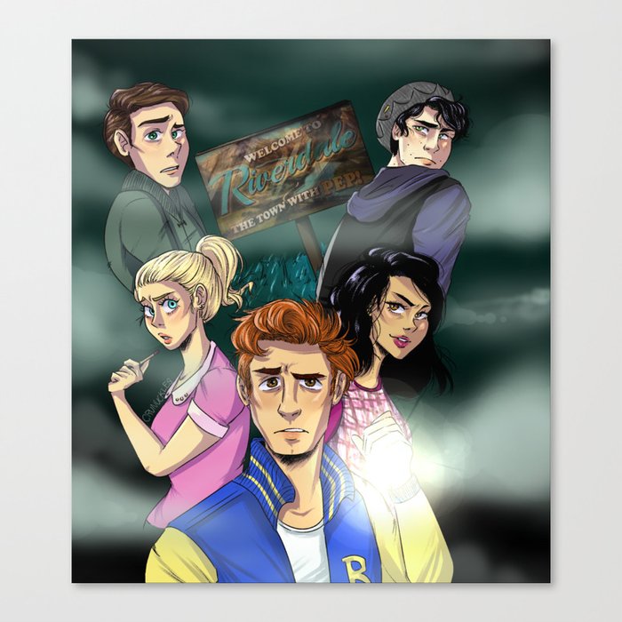 Welcome To Riverdale Canvas Print By Crunuckles Society6