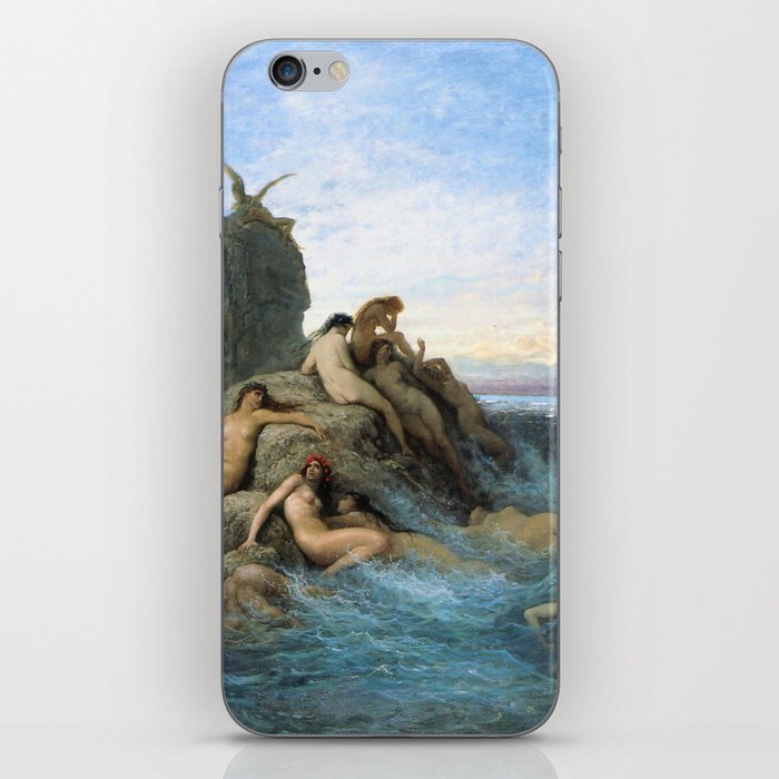 Les Oceanides Les Naiades de la mer,Gustave Dore or Doré Dante iPhone Skin