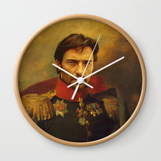 Hugh Jackman - replaceface Wall Clock