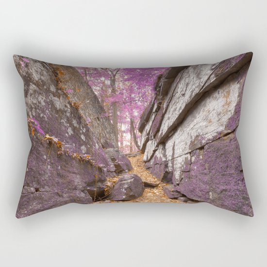 Gettysburg Grotto - Lavender Fantasy Rectangular Pillow