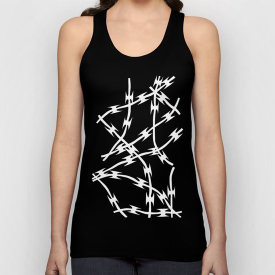 Blue Barb Unisex Tank Top