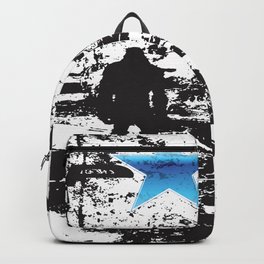 Sasquatch Is Real Star Backpack | Yeti, Graphicdesign, Ape Likecreature, Digital, Illustration, Typography, Nature, Women, Graphite, Folklore 