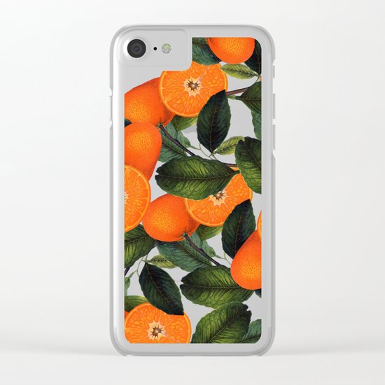 The Forbidden Orange #society6 #decor #buyart Clear iPhone Case