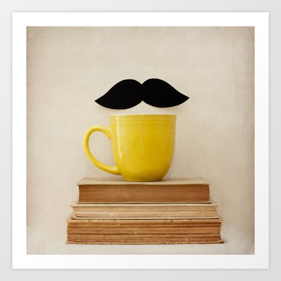 Mr. Stache Art Print