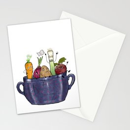 Vegetable Soup Stationery Cards