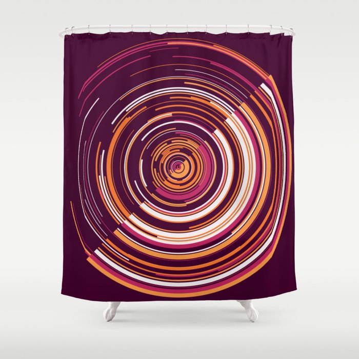 Arcs 26 Shower Curtain