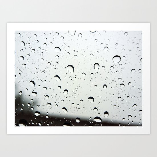 Rain Drops Art Print