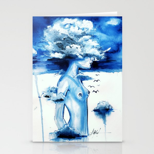 Clouded mind Stationery Cards