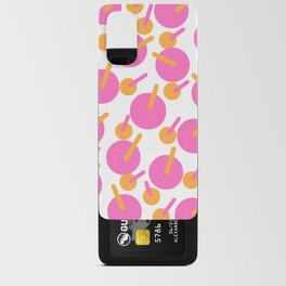 Below Deck Cocktails Modern Abstract Pink And Orange Android Card Case