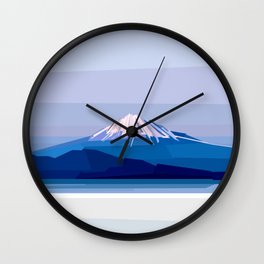 Geometric Mount Fuji, Tokyo, Japan Wall Clock
