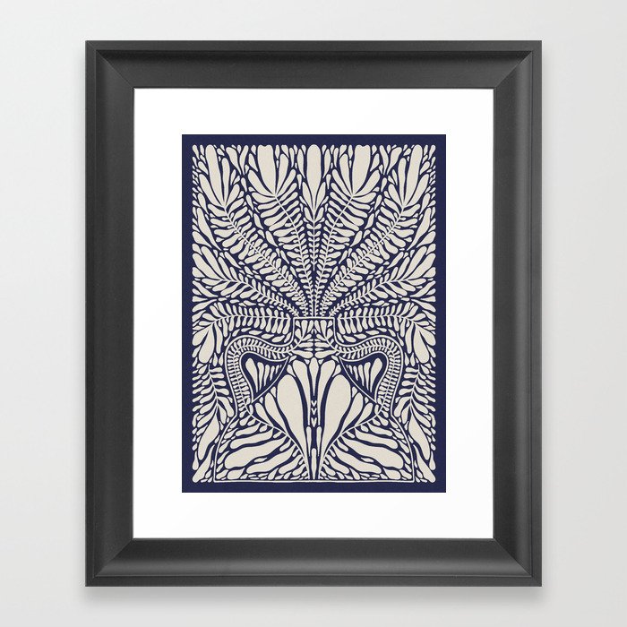 One Hundred-Leaved Plant #12 Framed Art Print
