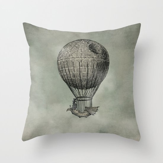 Dark Voyage Throw Pillow