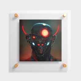 Cyber Devil Floating Acrylic Print