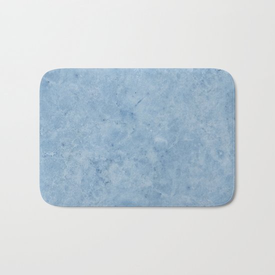 Lento blue marble Bath Mat