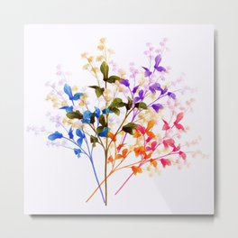 Itty Bitty Flowers Metal Print