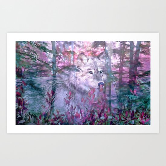 Forest Ghost Art Print