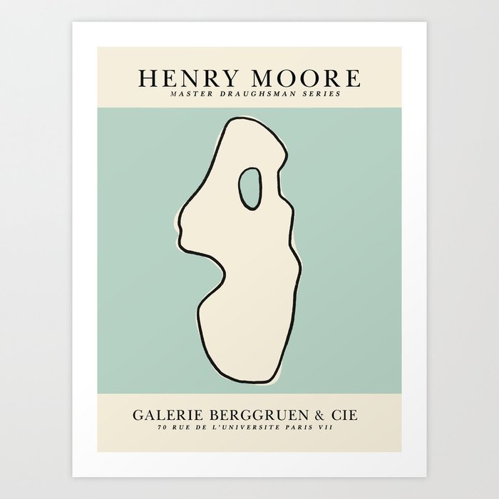Poster-Henry Moore 2. Art Print