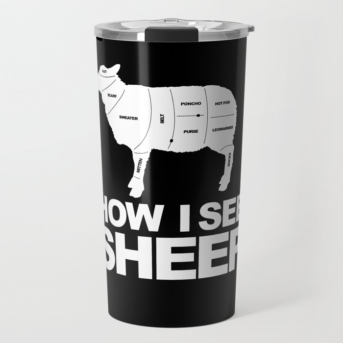How I See Sheep Wool Travel Mug