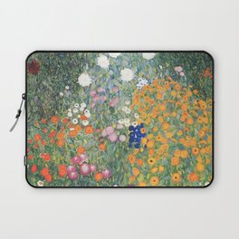 Gustav Klimt Flower Garden Laptop Sleeve