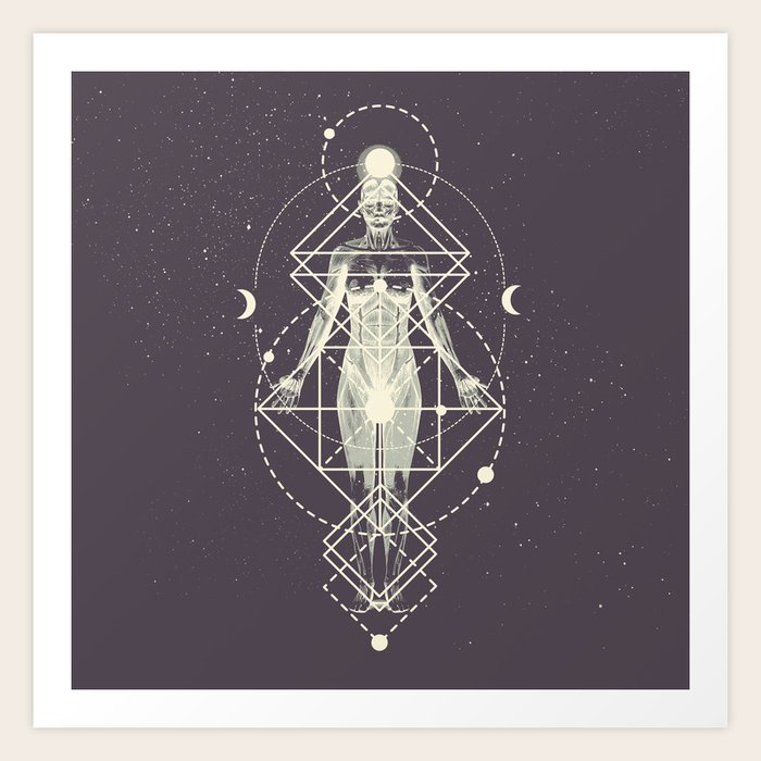 Sacred Geometry (Divine Feminine) Art Print by ...
