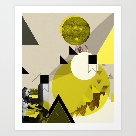 Yellow Art Print