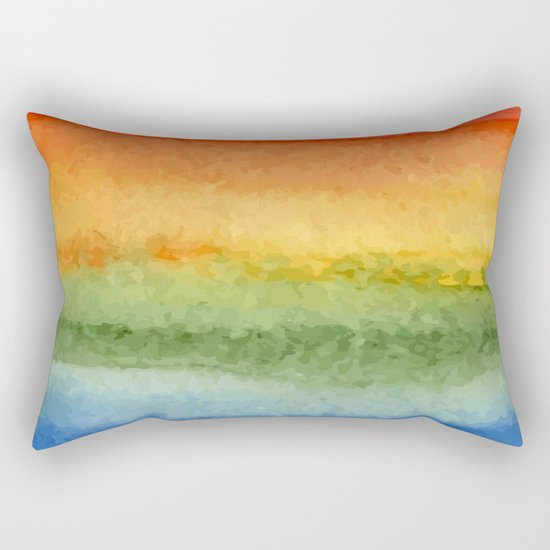 Rainbow Rectangular Pillow