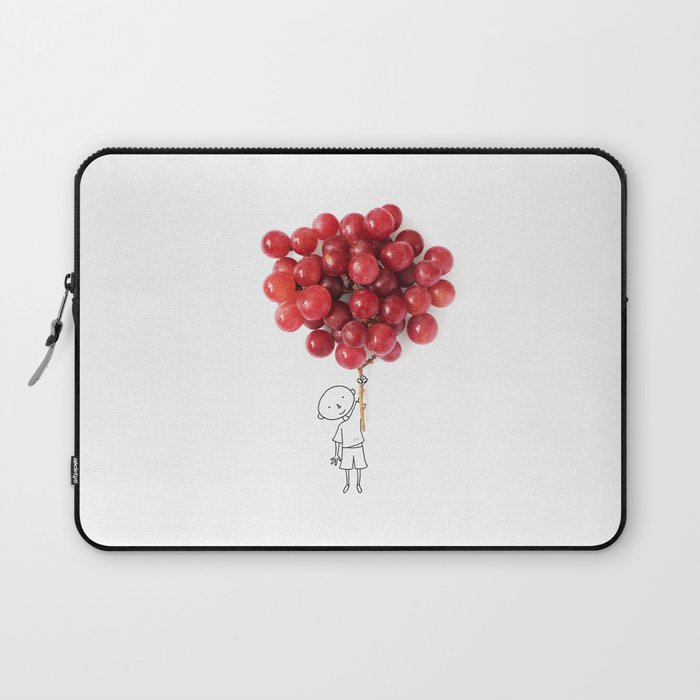 Boy with grapes - NatGeo version Laptop Sleeve