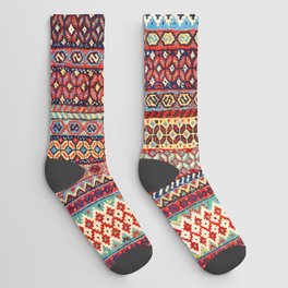 Qashqa’i Amaleh Fars Southwest Persian Rug Socks