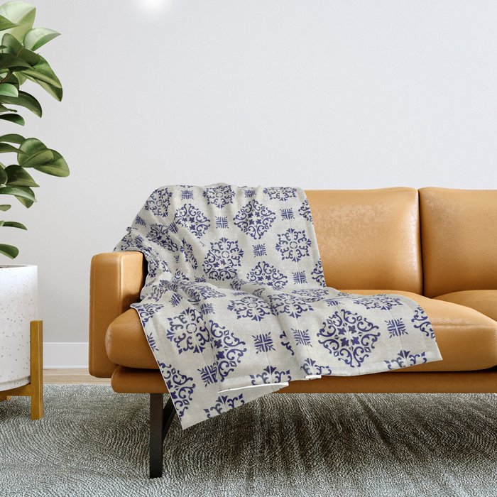 Azulejo — Portuguese ceramic #13 Throw Blanket