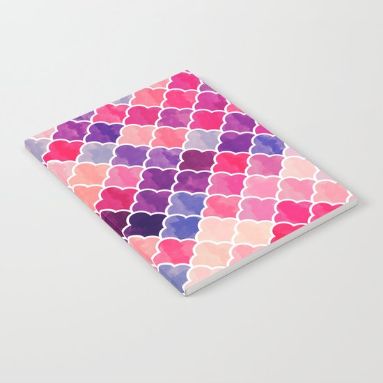 Watercolor Lovely Pattern VVXII Notebook