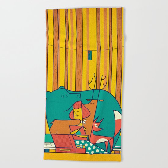 Music Beach Towel