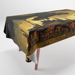 A world enveloped in pollution Tablecloth