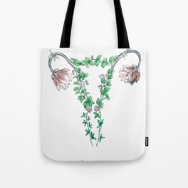Magnolia uterus Tote Bag