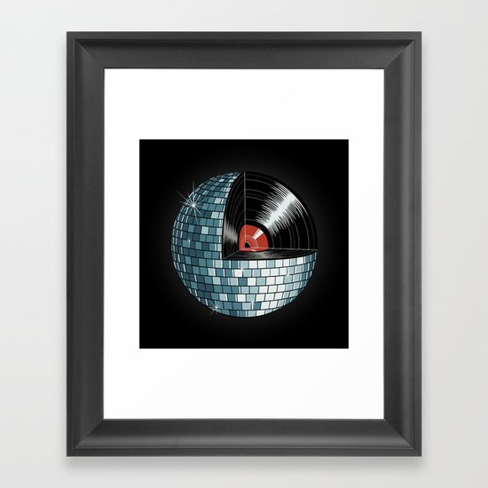 Discography Framed Art Print